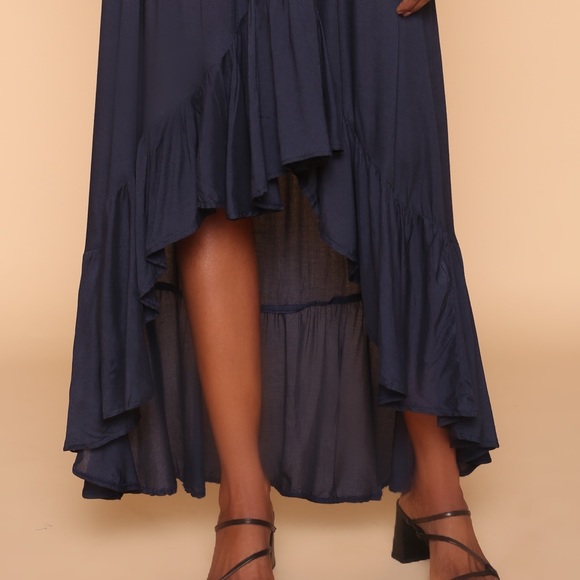 High-Low Dress FLARE Cotton viscous - Picture 2 of 4